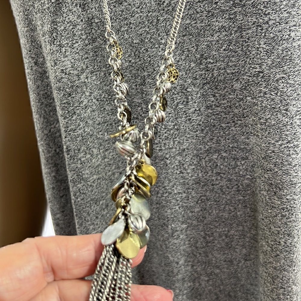 Ruby Rd Silver & Gold Tone Necklace - Picture 3 of 7